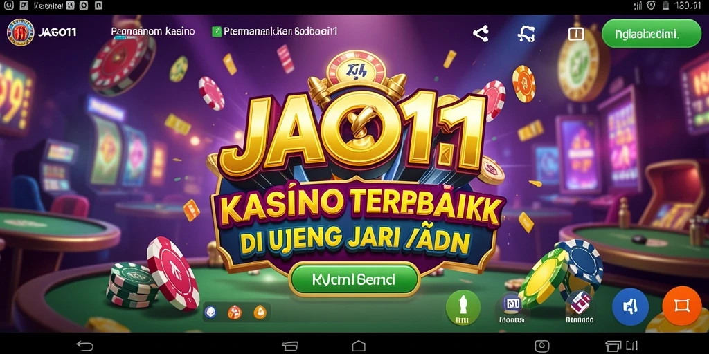 Tampilan gameplay JAGO11 dengan berbagai permainan kasino yang menarik.