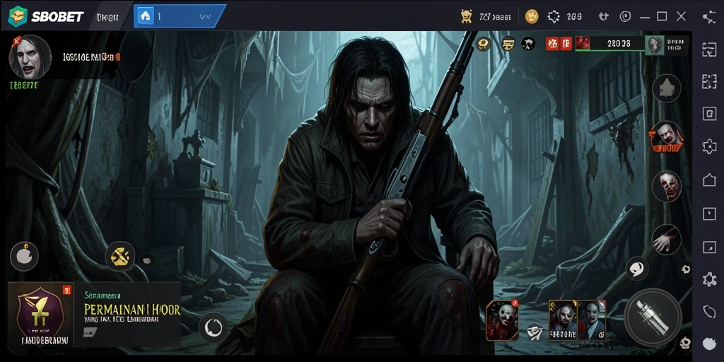 Menampilkan gameplay menakutkan dalam SBSBET yang mendebarkan.